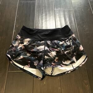 Lululemon Speed Up Short Long *4" Updated Fit Glacier Camo Women's Size 4
